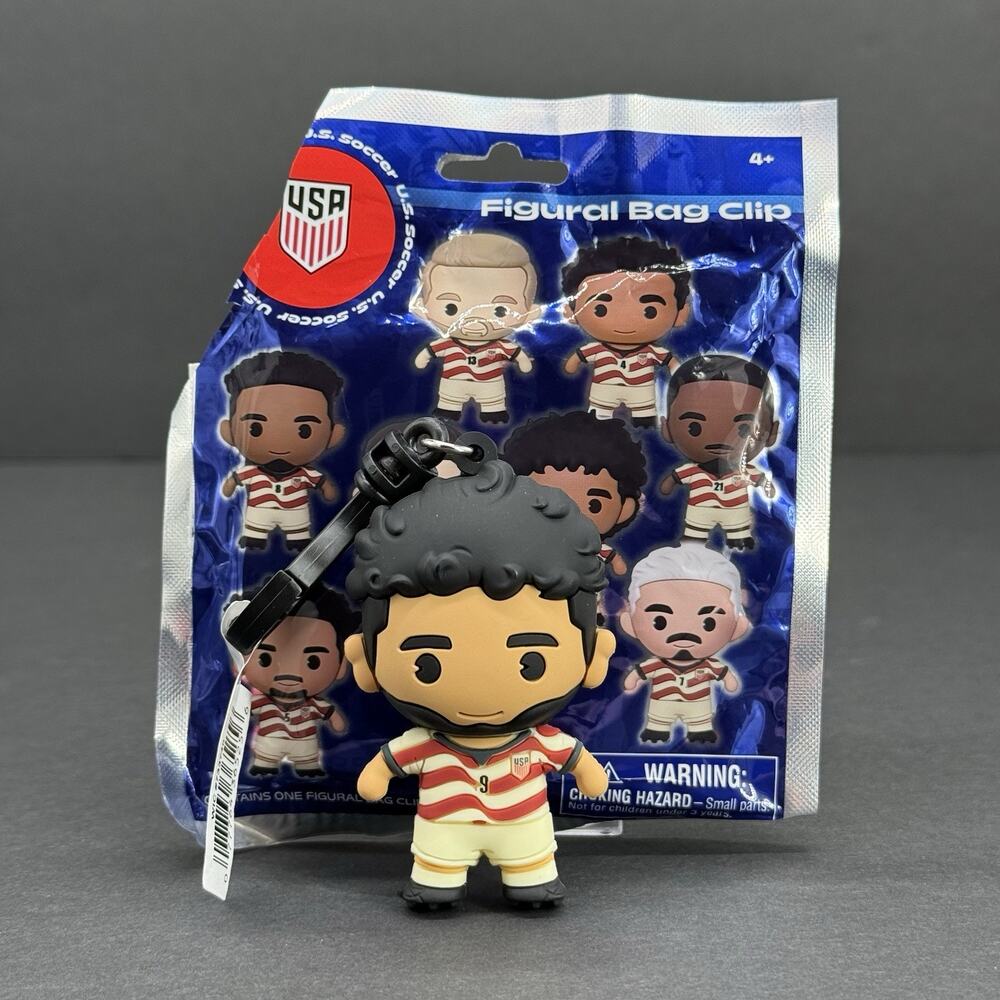 2026 US Soccer Men's National Team Pepi Bag Clip Keychain Exclusive Chase